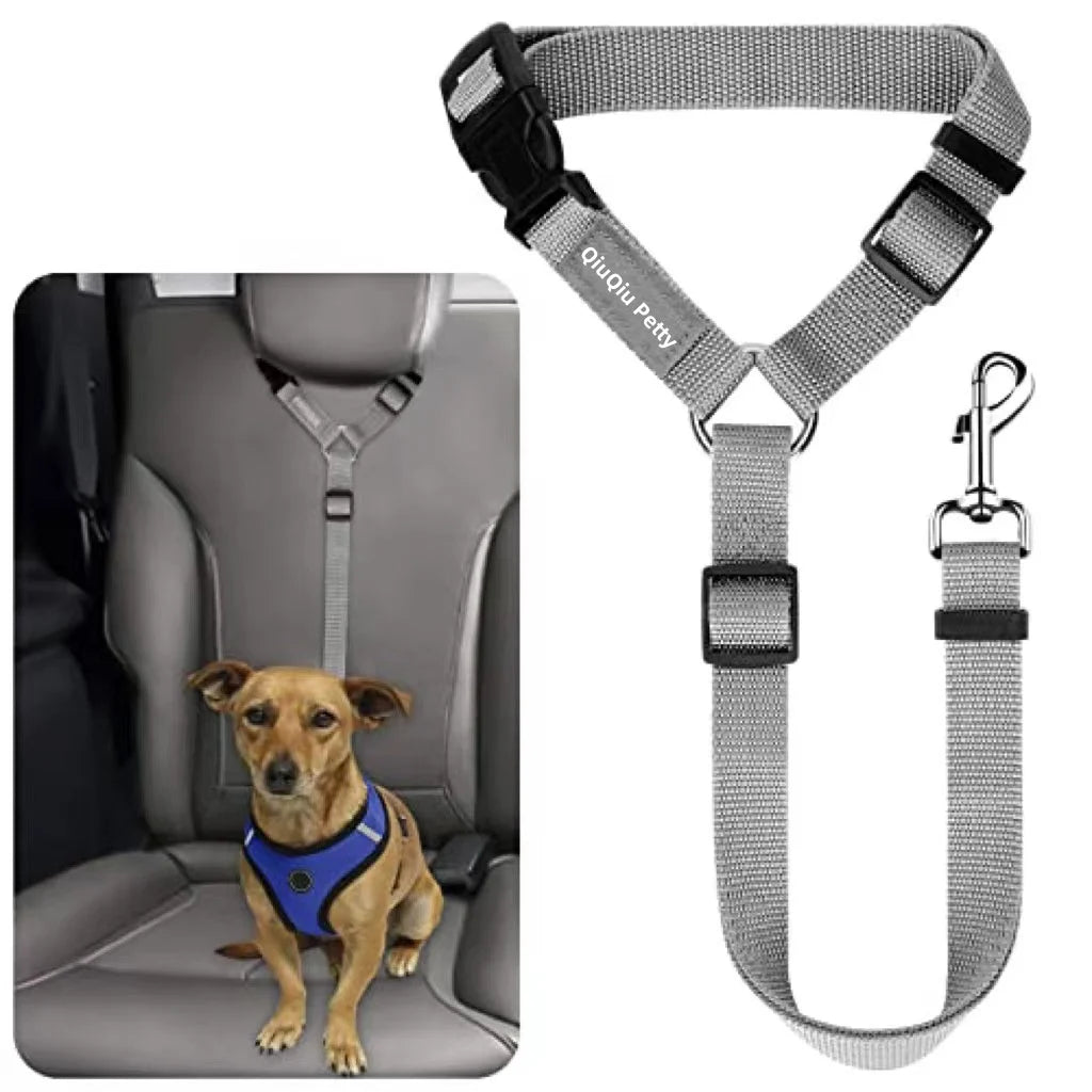 Adjustable Two-in-one Pet Car Seat Belt