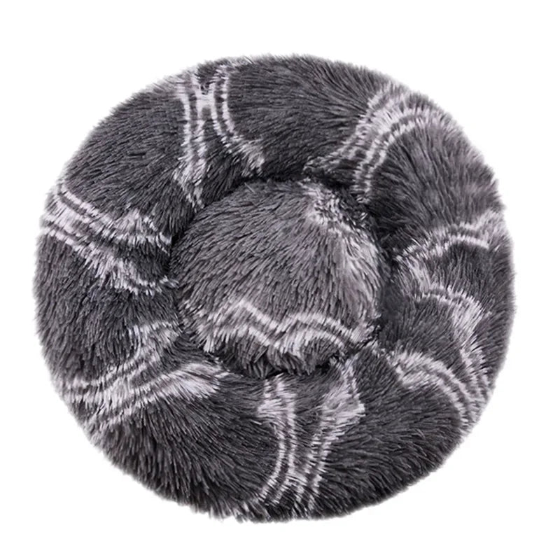 Round Plush Pet Bed
